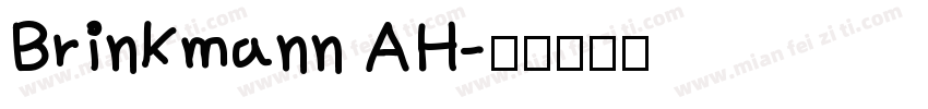 Brinkmann AH字体转换